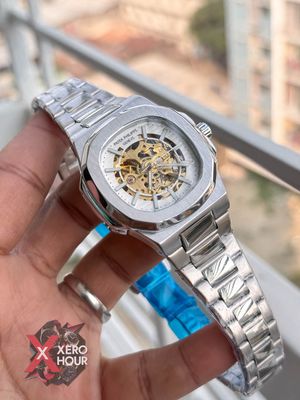 Patek Philippe | SS Body | Automatic Movement | Silver with white_img_4