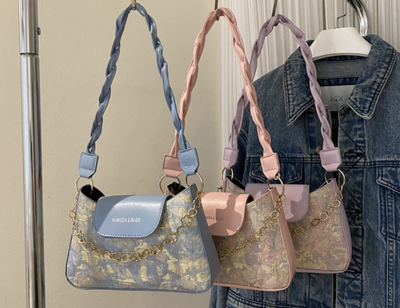 Temperament woven shoulder bag_img_0