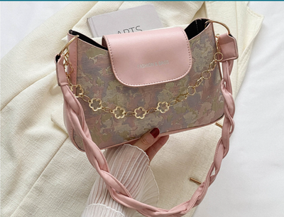 Temperament woven shoulder bag_img_2