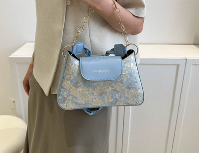 Temperament woven shoulder bag_img_3