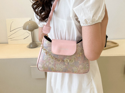 Temperament woven shoulder bag_img_6