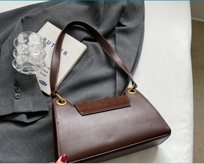 Premium Suede frosted underarm small bag_img_11