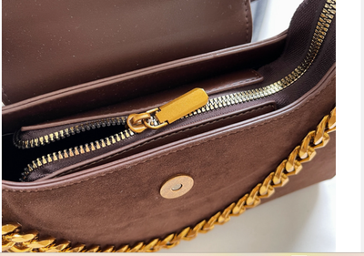 Premium Suede frosted underarm small bag_img_13