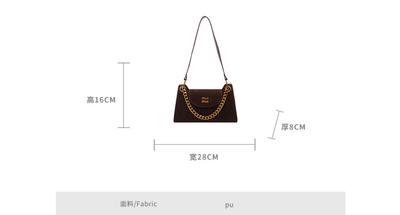 Premium Suede frosted underarm small bag_img_28