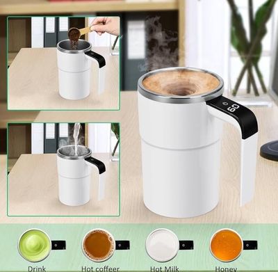 Automatic Magnetic Stirring Cup – Effortless Mixing, Café-Style Drinks at Home_img_3