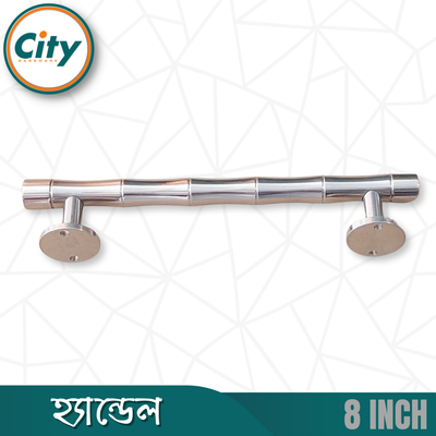 ৮ ইঞ্চি হেভি ডোর হ্যান্ডেল নিকেল পালিশ করা দরজার হাতল কাঠের দরজার হ্যান্ডেল_img_3