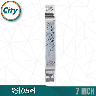 ৬ ইঞ্চি ডোর হ্যান্ডেল স্টেইনলেস স্টিল শিট হ্যান্ডেল লেজার প্রিন্ট করা দরজার হাতল_img_7