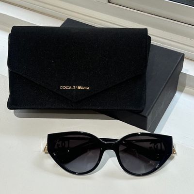 Dolce & Gabbana Women's Black and Gold Sunglasses(SUN149)_img_0