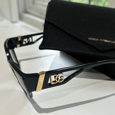 Dolce & Gabbana Women's Black and Gold Sunglasses(SUN149)_img_3