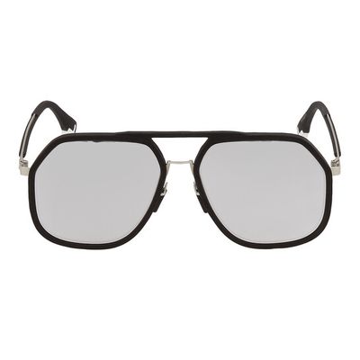FENDI  SUNGLASSES -BLACK & SILVER FE40041U02C 55 17 (SUN161)_img_0