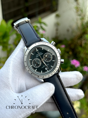Omega Speedmaster '57 Blue dial-Blue Belt AA_img_0
