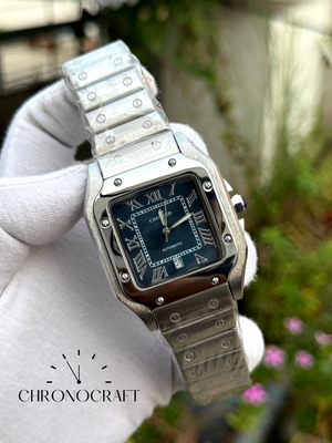 Santos De Cartier Sweep movement Blue Dial AA_img_0
