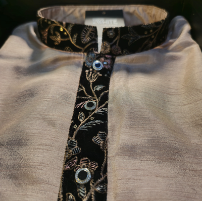 Light Beige with Floral Pattern Laced_img_2