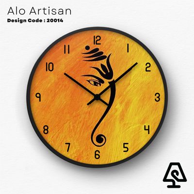 Lord Ganesha Theme Wall Clock_img_0