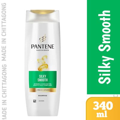 Pantene Silky Smooth Shampoo with Pro-V & Vitamin E 340 ml_img_0