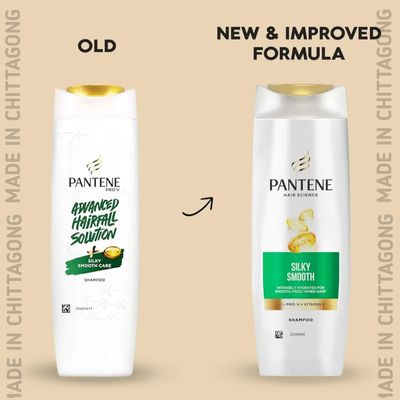 Pantene Silky Smooth Shampoo with Pro-V & Vitamin E 340 ml_img_1