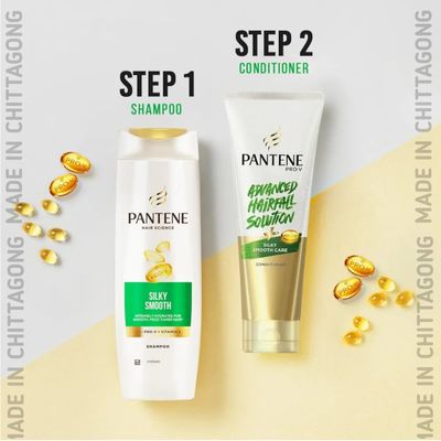Pantene Silky Smooth Shampoo with Pro-V & Vitamin E 340 ml_img_5