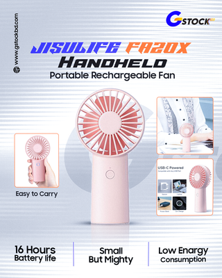 JISULIFE FA20X Handheld Portable Rechargeable Fan Type-C_img_0