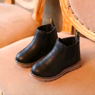 Kids Leather High Neck Stylish Winter Short Boot Shoes (3–5 Years) for yours ANGEL_img_1