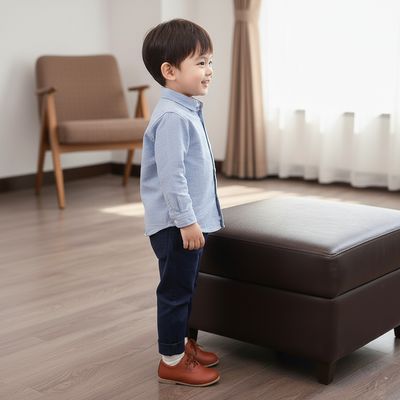 Kids Leather Lace-Up Stylish & Comfortable Formal Shoes (1 to 3 years) for yours ANGEL_img_10