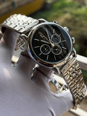 Hilfiger Chrono Chain Black Dial Silver CH_img_0