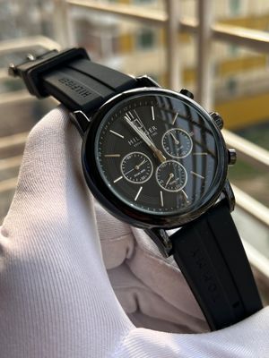 Hilfiger Chrono Full Black Fiber Belt_img_0