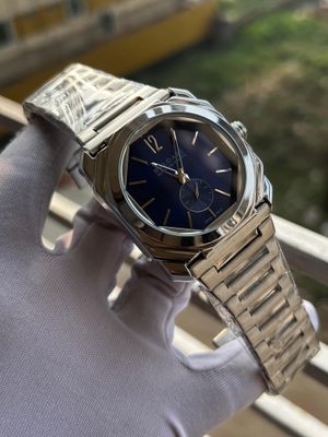 Bvlgari 60Sec Glossy Blue Dial Silver CH_img_0