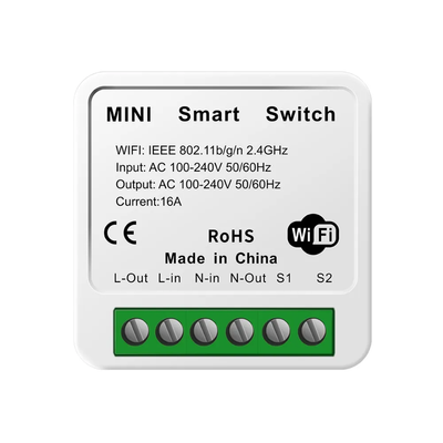 Tuya 16A Mini Wifi+RF433Mhz Smart Switch for Smart Life 2-way Control Relay Timer Wireless Automation Work Alexa Google Home_img_1
