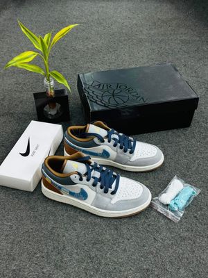 Air Jordan 1 Low SE 'Phantom Repaired Denim Swoosh'(1:1)_img_1