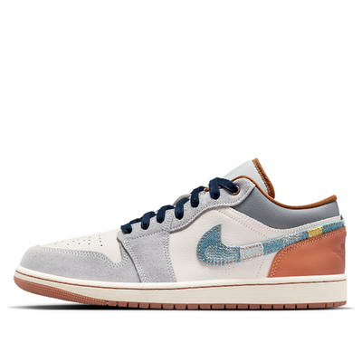 Air Jordan 1 Low SE 'Phantom Repaired Denim Swoosh'(1:1)_img_2