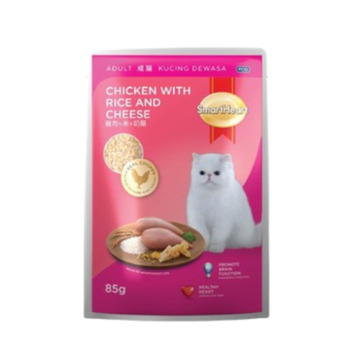 SmartHeart Adult Cat Food Chicken With Rice & Cheehs_img_0