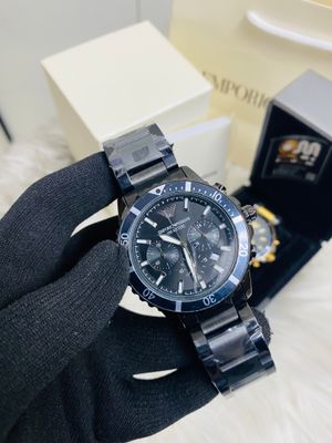 Emporio Armani World explore  black Dial Chronograph mens watch_img_0