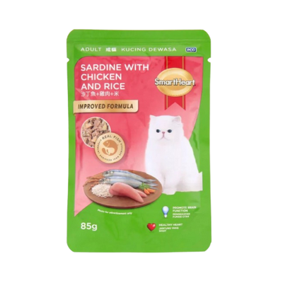 SmartHeart Adult Cat Food Sardine Chicken & Rice Flavor_img_0