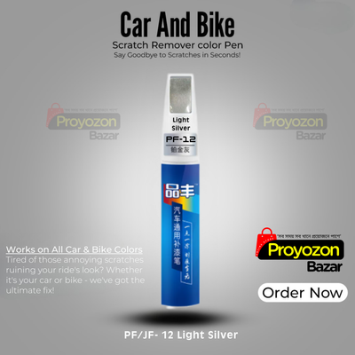 Light Silver Color Car And Bike Scratch Repair Color Pen._img_1