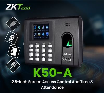 ZKTeco K50A – Biometric Time Attendance & Access Control Terminal_img_2