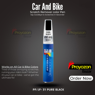 Pure Black Color Car And Bike Scratch Repair Color Pen._img_1