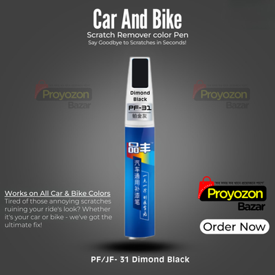 Diamond Black Color Car And Bike Scratch Repair Color Pen._img_1