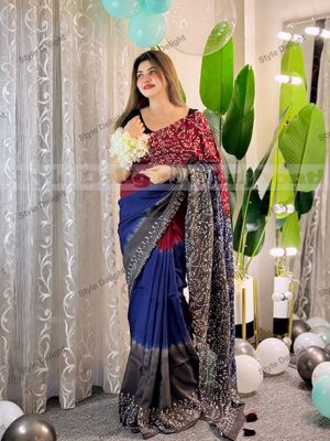 সিল্ক ভেজিটেবল ডাই শাড়ি_img_0