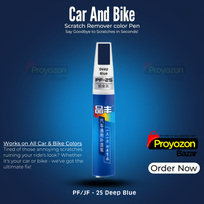 Deep Blue Color Car And Bike Scratch Repair Color Pen._img_1