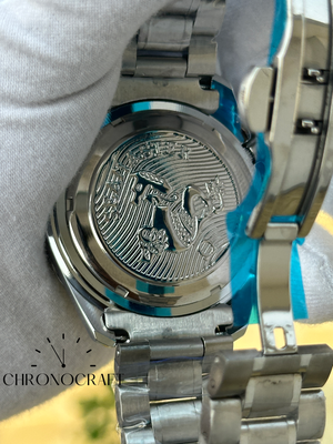 Omega Speedmaster Broad Arrow Two-Chrono Chronograph Navy Blue Dial AA_img_1