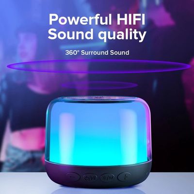 Joyroom Bluetooh Speaker – JR-ML03 Transparent Wireless Speaker With RGB Light_img_3