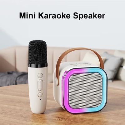 K12 Portable Karaoke Bluetooth Speaker With Microphone_img_0