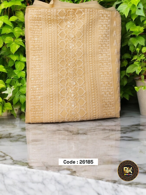 Indian Barish Georget Fabrics Three piece | Unstitched_img_0