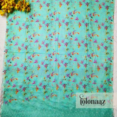 Mashaal Elegant Cotton 3piece (Turquoise)_img_2