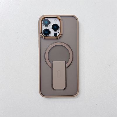 Individual Fold Stand Metal Camera Bump Matte Case_img_2