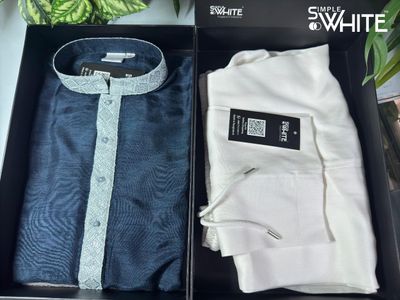 Navy Blue Panjabi_img_1