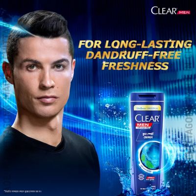 Clear Men Cool Sport Menthol Anti-Dandruff Shampoo 310ml (Unilever Original)_img_4