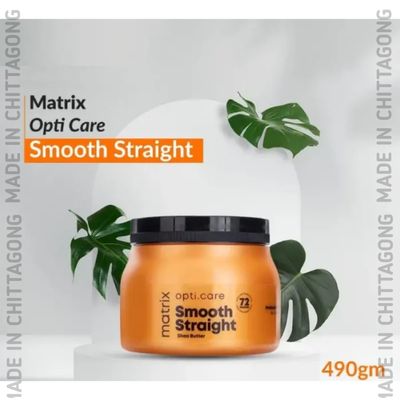 Matrix Opti Care Smooth Straight Hair Masque with Shea Butter 490gm_img_1
