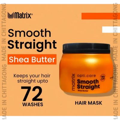 Matrix Opti Care Smooth Straight Hair Masque with Shea Butter 490gm_img_2