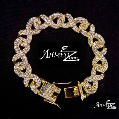 Trendy Iced out Bracelet Golden Edition_img_0